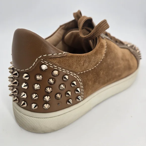 Christian Louboutin Louis Jr Spikes Suede Sneakers, Dust Bag, Box & COA - Picture 16 of 16